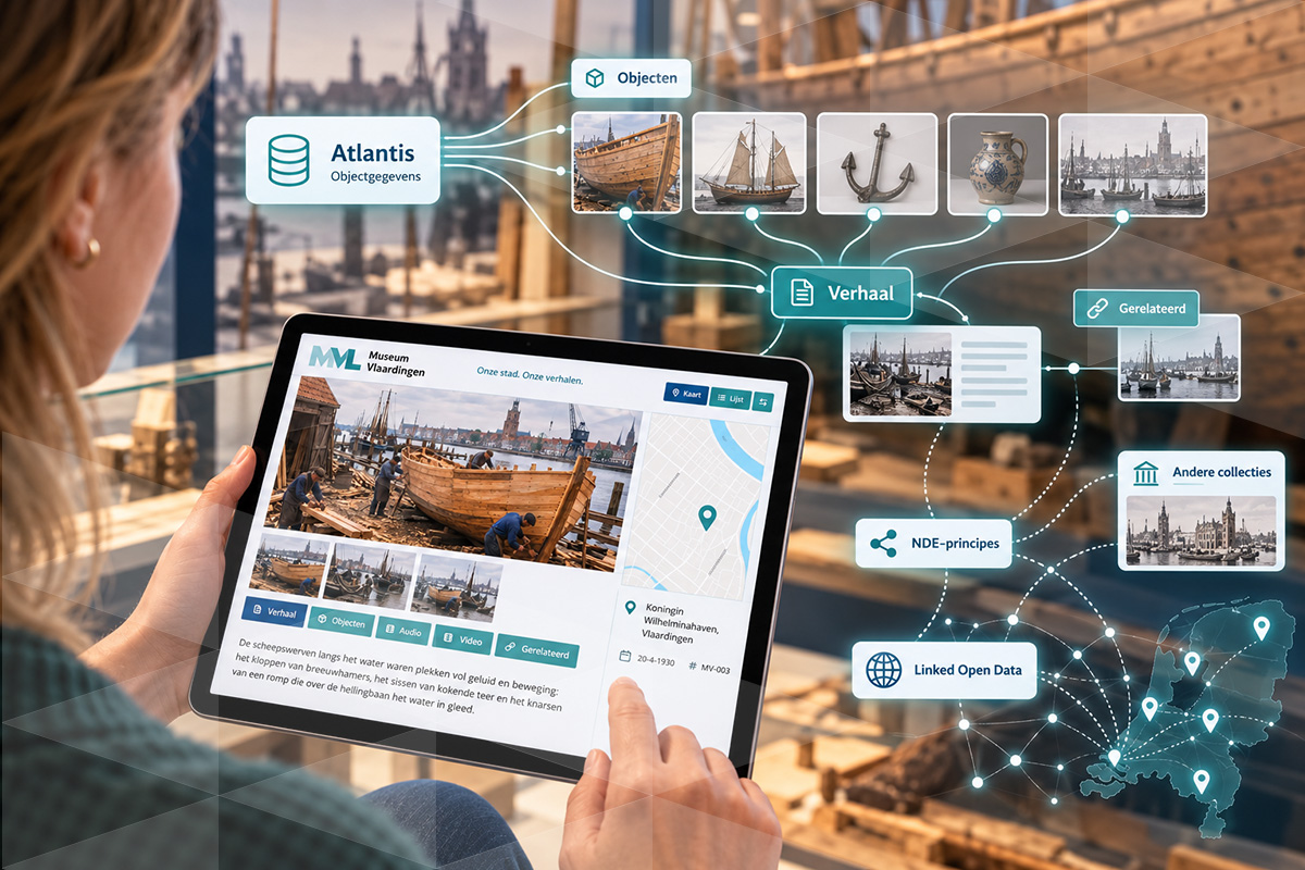 Projectbeeld Museum Vlaardingen: digitale ontsluiting van museumcollectie en verhalen